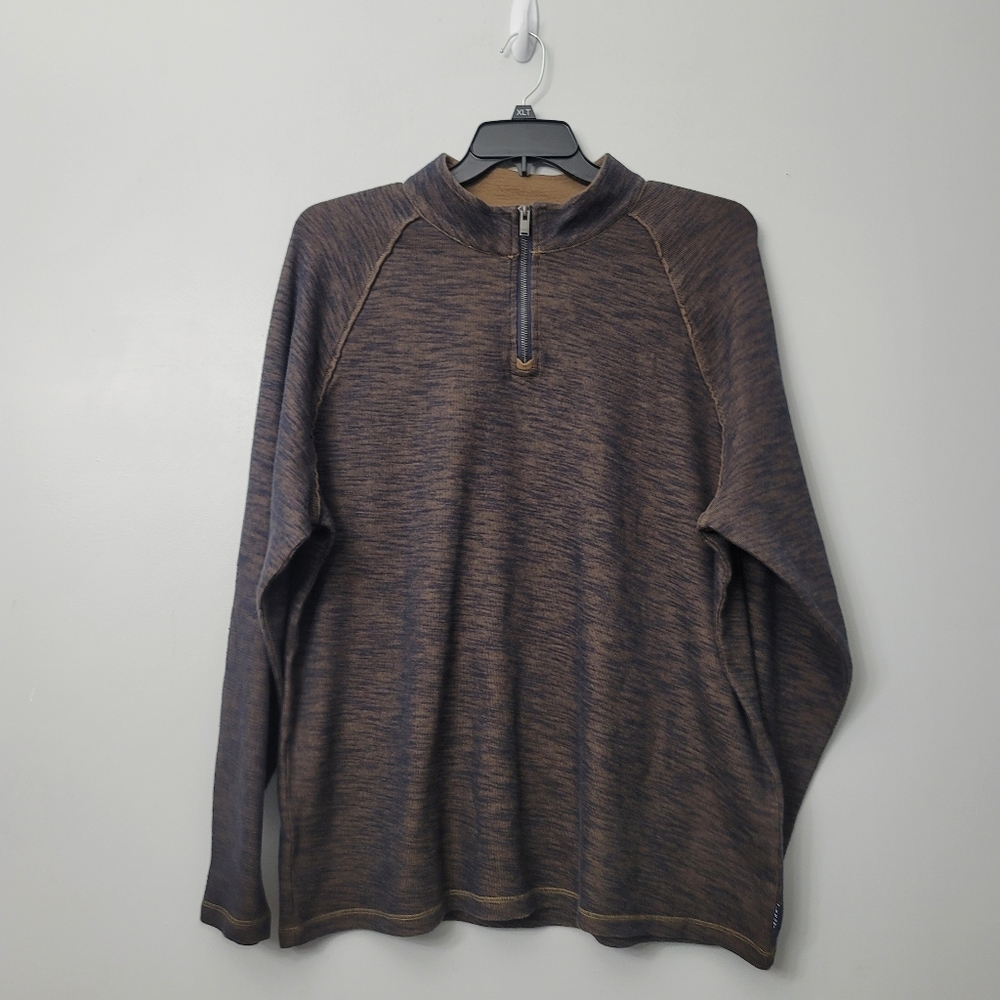 Rowm Long Sleeve Quarter Zip Fleece Pullover